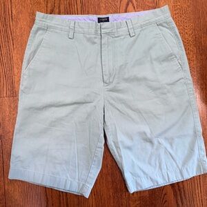J.Crew Ocean Green Rivington Flat Front Men's Shorts Size 32